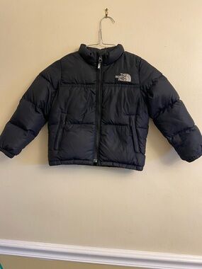 Black puffer coat size 5